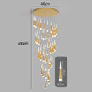 Axyaa Modern LED Pendant Chandeliers for Living Room Staircase Hanging Light