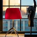Modern Glass Table Lamp LED Light Bauhaus Design by Axyaa - Bedroom Living Room Lighting