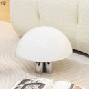Axyaa Cream Wind Mushroom Desk Lamp LED E14 for Minimalist Living Spaces
