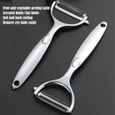 Axyaa Stainless Steel Paring Knife - Zinc Alloy Fruit and Melon Peeler