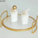 Axya Double Layer Cake Rack with Snack Trays, Dessert Plates, and Donut Stands