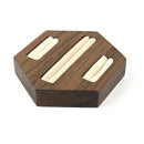 Axyaa Polygonal Ring Earrings Display Stand & Jewelry Storage Plate for Counters