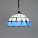 Axyaa Stained Glass Pendant Lights in Baroque Style for Kitchen and Home Decor
