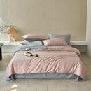Axyaa Queen Duvet Cover Set - Lyocell/Cotton Mix, Natural Plant Fibers