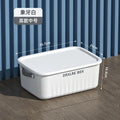 Axyaa Rectangular Storage Box with Lid - Household Closet Organizer