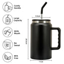 Axyaa 1500ml Stainless Steel Travel Tumbler with Straw Lid - Large Capacity Insulated Mug