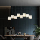 Axyaa Marble Chandelier: Modern Chinese Tearoom All Copper Light Luxury Bar Lighting