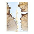 Sunrise Mosque Canvas Print by Axyaa - Islamic Wall Art Poster for Home Decor