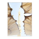 Sunrise Mosque Canvas Print by Axyaa - Islamic Wall Art Poster for Home Decor