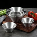 Axyaa Double Layer V-Shaped Stainless Steel Salad Bowl Soup Bowls