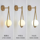 Axyaa Gold Glass Ball Wall Light Sconce for Bedroom & Living Room