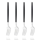 Axyaa Gold Fruit Cake Set: Mirror Stainless Steel Tea Fork, Snack Dessert, Small Salad Cutlery