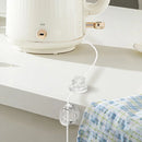 Axyaa USB Cable Clips: Transparent Self-adhesive Cable Organizer for Home and Desktop