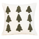 Nordic Circle Tufted Tree Pillowcase - Axyaa Brand