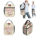 Axyaa Minnie Mouse Insulated Lunch Bag for Girls - Cute School Picnic Food Storage