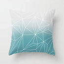 Axyaa Geometric Abstract Polyester Cushion Cover 45x45cm