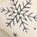 Axyaa Nordic Snowflake Jacquard Throw Pillowcase for Living Room Sofa Decor