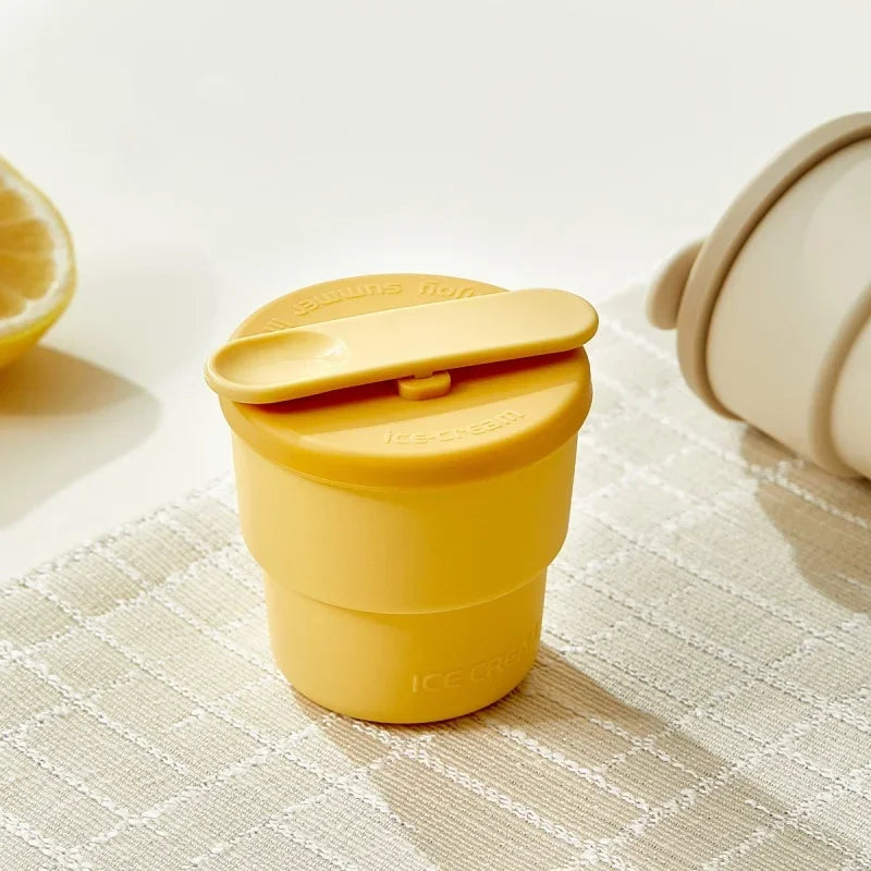 Silicone Popsicle Mold with Sticks by Axyaa - Kid-Friendly Ice Cream Maker