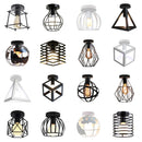 Axya Modern Nordic Minimalist Black LED Ceiling Light