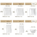 Axya Flora Porcelain Dinner Set - 26 Pieces, Service for 6