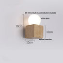 Axyaa Nordic Terrazzo Marble Stone LED Wall Sconce for Modern Bedroom and Staircase