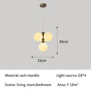 Axyaa Retro Iron Chandelier: Modern Nordic Home Decor Pendant Lamp for Living Room
