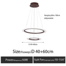 Axyaa Modern Living Room Chandelier LED Indoor Lighting Bedroom Decor