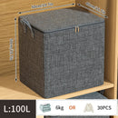 Axyaa Large Capacity Non-woven Quilt Storage Bag, Waterproof Organizer for Duvet and Blankets