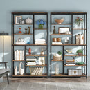 Tribesigns 9-Tier Industrial Bookshelf by Axyaa: 79" Open Shelves Display Storage Shelf