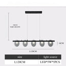 Axyaa Postmodern Glass Pendant Light for Minimalist Living Room and Bar