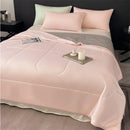 Axyaa Lightweight Cooling Comforter: Soft Smooth Air Condition Blanket for Summer