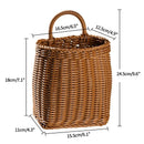 Axyaa Woven Hanging Basket: Kitchen Organizer & Cute Wall Storage