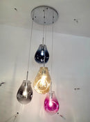 Axyaa Modern Glass Pendant Light for Dining Room & Home Ceiling