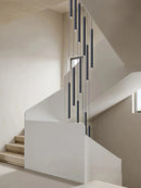 Axyaa LED Chandelier Stairs Pendant Ceiling Lamp for Hotel Lobby Decor