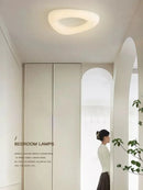 Axyaa Cream Circular Ceiling Lamp for Modern Nordic Style Living Room