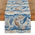 Watercolor Creature Table Runner by Axyaa: Home Kitchen Dining Room Decor