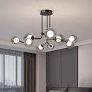Axyaa LED Staircase Chandeliers for Living Room Indoor Lighting
