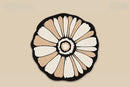 Axyaa Irregular Shape Flower Pattern Rug for Bedroom & Living Room