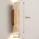 Axyaa Travertine Sconce Light for Bedroom Living Room
