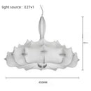 Axyaa Silk Pendant Lamp: Modern Art Lighting Fixture for Bedroom, Living Room & Tea Room