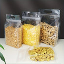 Axyaa Clear Zip Lock Snack Bags Set for Food Packaging
