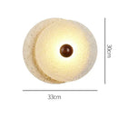 Axyaa Creamy Style LED Bedside Wall Lamp for Bedroom and Living Room