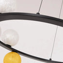 Axyaa Glass Ball Chandelier for Living Room, Bar, and Dining Area