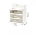 Axyaa Makeup Storage Box with Transparent Drawers for Cosmetics Organization