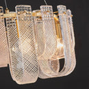 Axyaa Crystal Chandelier Pendant Light for Living Room and Bedroom