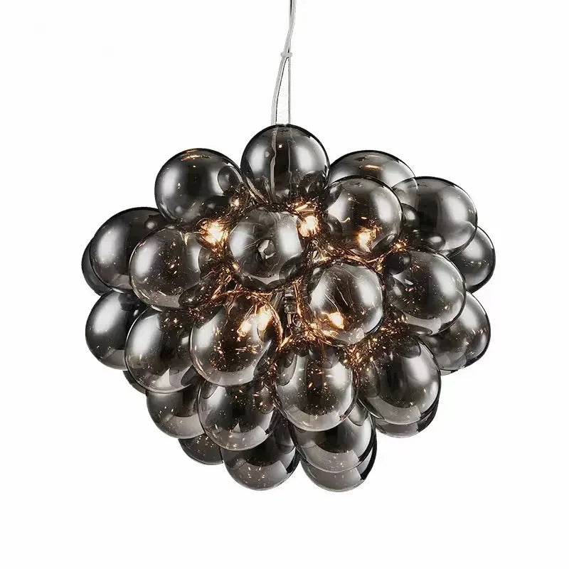 Axyaa Bubble Glass LED Chandelier Lighting for Living Room Home Decor