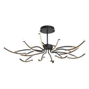 Axyaa Modern LED Ceiling Lights in Black/Gold Finish for Living Room, Bedroom, Dining Room