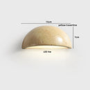 Axyaa Yellow Stone LED Wall Sconce, Japan Style Bathroom Mirror Light Fixtures