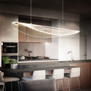 Axyaa LED Pendant Chandelier: Modern Minimalist Acrylic Droplights for Living Dining Room