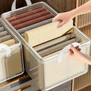 Axyaa Clothes & Pants Storage Box with Steel Frame - Wardrobe Organizer Shelf Baskets